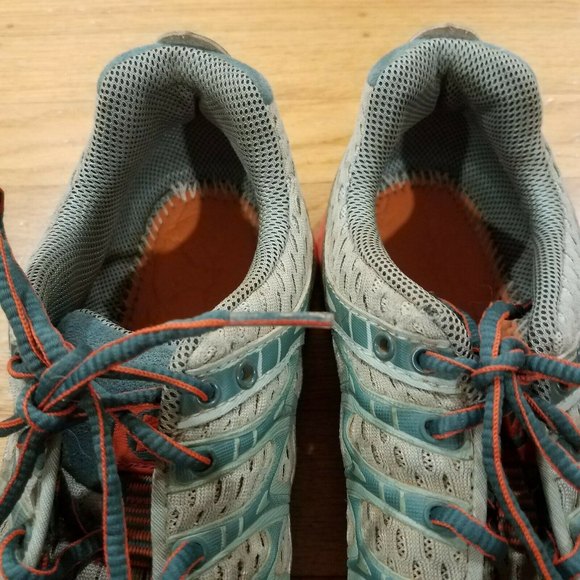 Merrell J598172 Women's Trail Running Sneakes Blue Surf/Tiger Lilly Size 9 - Picture 6 of 8